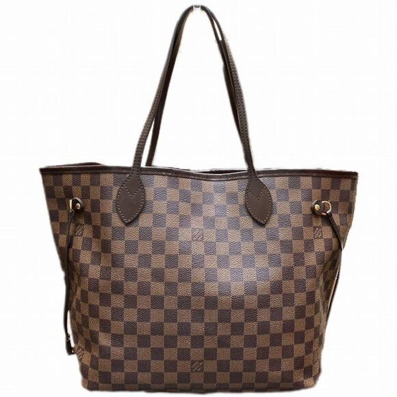 LOUIS VUITTON Brown Damier Neverfull PM Tote Bag - Picture 1 of 9